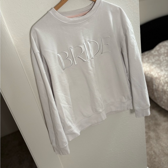 Elegant White Bride Sweatshirt - Picture 3 of 6
